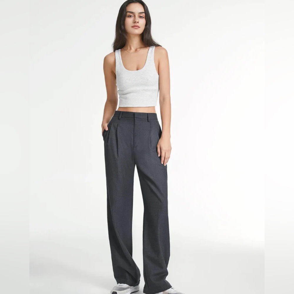 Daisy Grace Slate Wide-Leg Pants *NWOT*